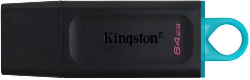 Kingston DT Exodia USB 3.2 64GB Black/Teal F_134285 фото