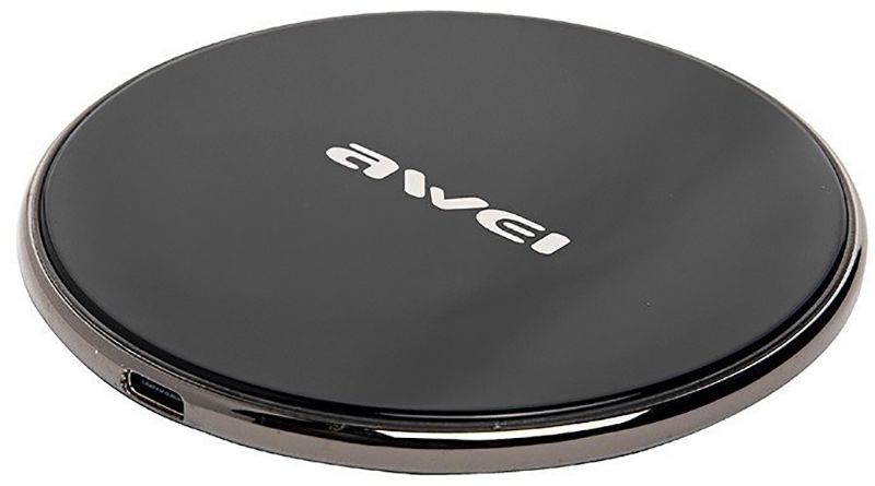 AWEI W3 Wireless Charger Black F_89527 фото