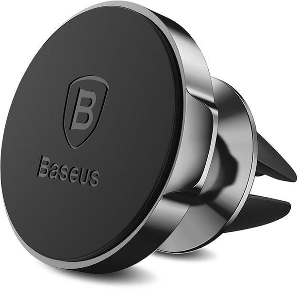 Baseus Small ears series Magnetic suction bracket (Air outlet type) Black F_54812 фото