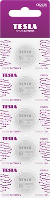 TESLA Batteries CR 2025 Blister 5 шт. F_135953 фото