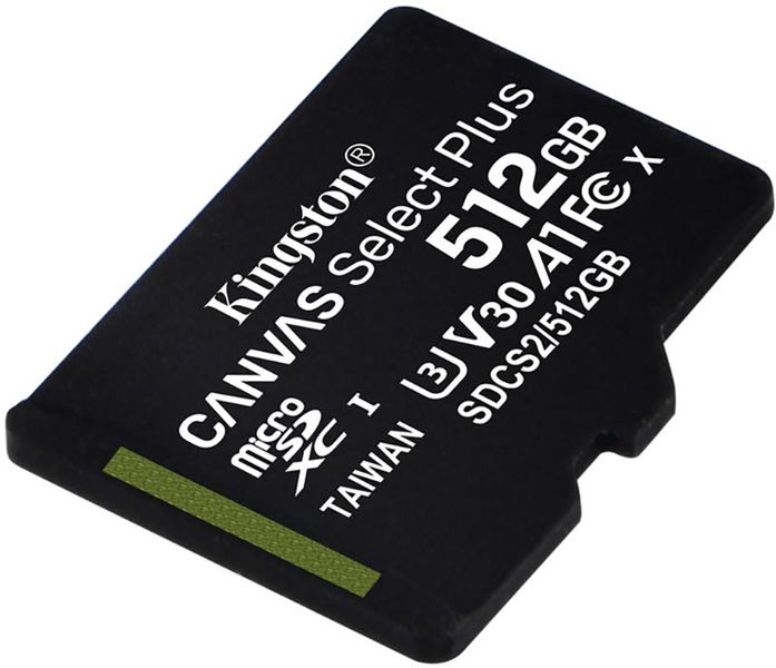Kingston microSDHC/SDXC UHS-I Class 10 Canvas Select Plus 512Gb F_119820 фото