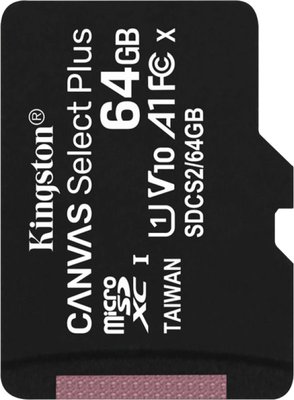 Kingston microSDHC/SDXC UHS-I Class 10 Canvas Select Plus 64Gb F_120556 фото