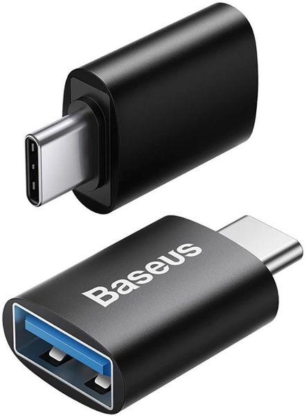 Baseus Ingenuity Series Mini OTG Adaptor Type-C to USB-A 3.1 Black F_142838 фото
