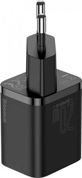 Baseus Super Si Quick Charger USB-C 20W Sets EU Black F_138628 фото