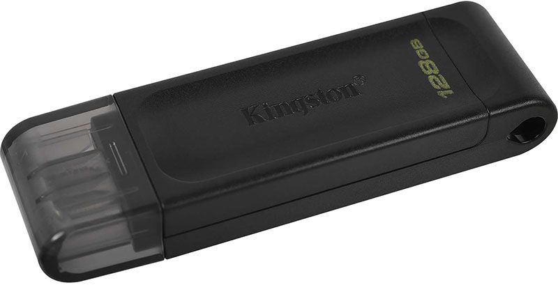 Kingston USB 3.2 DT70 USB-C 128GB Black F_137218 фото
