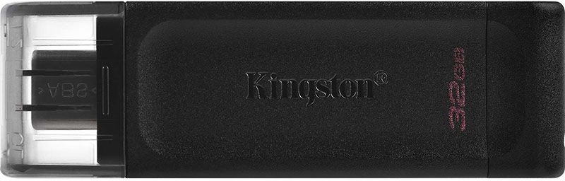 Kingston USB 3.2 DT70 USB-C 32GB Black F_137194 фото