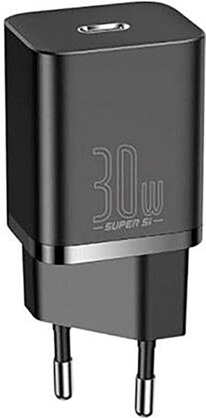 Baseus Super Si Quick Charger USB-C 30W EU Black F_139399 фото