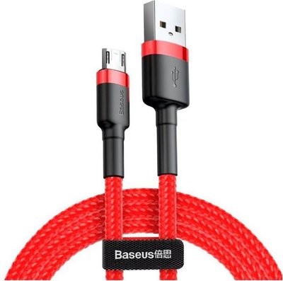 Baseus Cafule Cable Lightning 2m 1.5A Red Red F_142548 фото