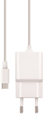 Maxlife MXTC-03 Charger 2.1A + Type-C Cable 1m White F_141370 фото