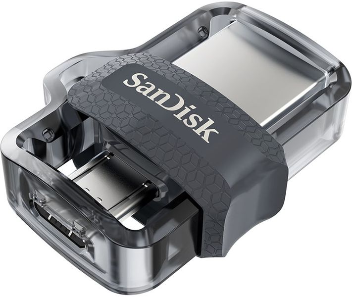 SanDisk Ultra Dual OTG USB 3.0 130 Mb/s16 GB Black F_135961 фото