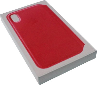 Apple Book Cover Case iPhone X Red F_56258 фото