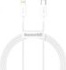 Baseus Dynamic Series Fast Charging Data Cable Type-C to iP 20W 1m White F_137584 фото 1