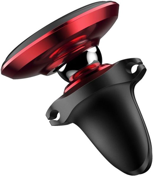 Baseus Magnetic Air Vent Car Mount Holder with cable clip Red F_54810 фото