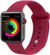 UWatch Silicone Strap for Apple Watch 38/40 mm Rose Red F_101379 фото 1