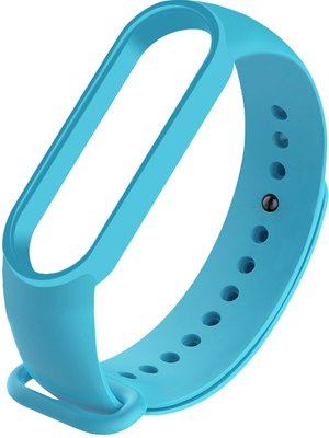 UWatch Replacement Silicone Band For Xiaomi Mi Band 5/6/7 Bright Blue F_126624 фото