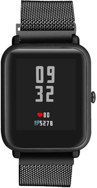 UWatch Milanese Magnetic Strap For Amazfit Bip Black F_84722 фото