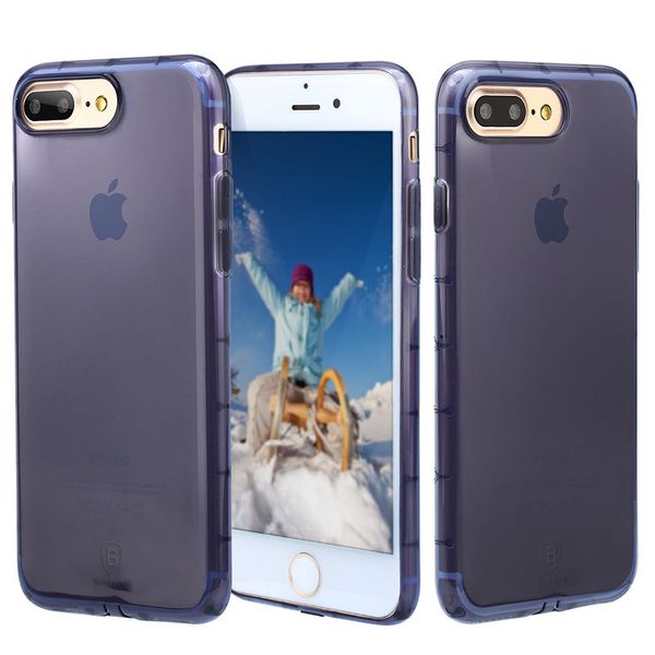 Baseus Simple Series Anti-Shock iPhone 7 Plus Transparent Blue F_48677 фото