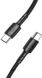 AWEI CL-71T Type-C to Type-C Cable Black F_137669 фото 2