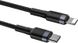 Baseus Cafule Cable Type-C to iP PD 18W 1m Gray+Black F_138631 фото 3