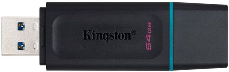 Kingston DT Exodia USB 3.2 64GB Black/Teal F_134285 фото