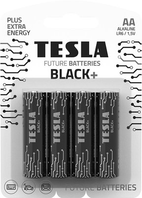 TESLA Batteries BLACK+ AA LR06 Blister 4 шт. F_130637 фото