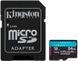 Kingston microSDHC/SDXC Canvas Go Plus 170R A2 U3 V30 Card SD adapter 64Gb F_119821 фото 1