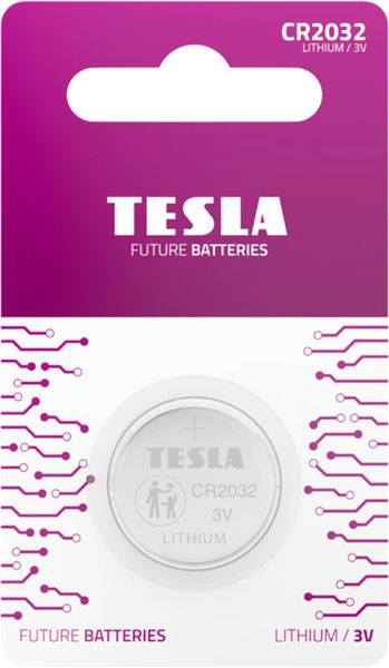 TESLA Batteries CR 2032 Blister 1 шт. F_134551 фото