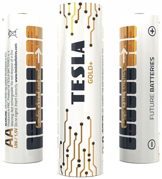 TESLA Batteries GOLD+ AA LR06 Blister 4 шт. F_130634 фото