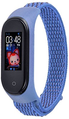 Uwatch Replacement Nylon Strap for Mi Band 3/4/5 Blue F_126709 фото