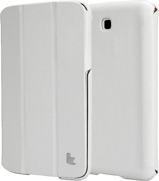 JISONCASE Executive Smart Case Samsung Galaxy Tab 3 7" White F_33385 фото