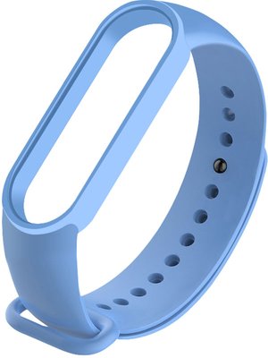 UWatch Replacement Silicone Band For Xiaomi Mi Band 5/6/7 Light Blue F_126628 фото