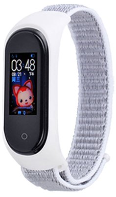 Uwatch Replacement Nylon Strap for Mi Band 3/4/5 White F_126710 фото