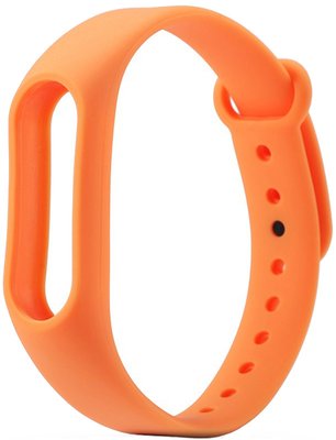 UWatch Replacement Silicone Band For Xiaomi Mi Band 2 Orange F_72792 фото