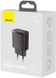 Baseus Compact Quick Charger 20W USB-A/USB-C Black F_138925 фото 4