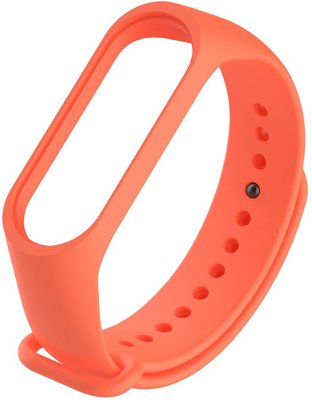 UWatch Replacement Silicone Band For Xiaomi Mi Band 3/4 Orange F_72803 фото