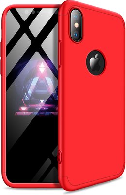 GKK 3 in 1 Hard PC Case Apple iPhone XS Red F_91202 фото