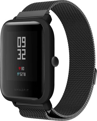 UWatch Milanese Magnetic Strap For Amazfit Bip Black F_84722 фото