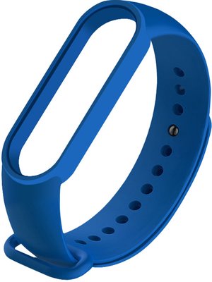 UWatch Replacement Silicone Band For Xiaomi Mi Band 5/6/7 Dark Blue F_126623 фото