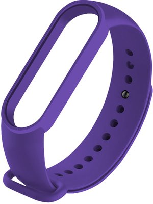 UWatch Replacement Silicone Band For Xiaomi Mi Band 5/6/7 Purple F_126629 фото