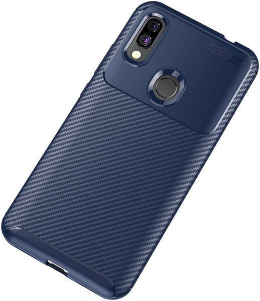 TOTO TPU Carbon Fiber 1,5mm Case Xiaomi Redmi 7 Dark Blue 95679 фото