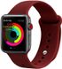 UWatch Silicone Strap for Apple Watch 38/40 mm Wine Red F_101385 фото 1