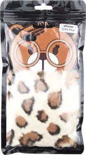 TOTO TPU Fluffy Case IPhone 6 Plus/6S Plus Bear Brown 56783 фото