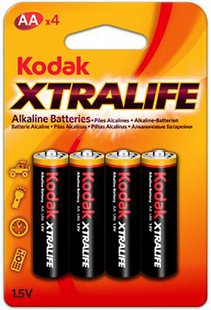 Kodak XTRALIFE AA LR06 бл.4 шт. 89257 фото