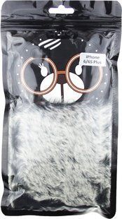 TOTO TPU Fluffy Case IPhone 6 Plus/6S Plus Bear Gray 56782 фото
