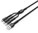 ColorWay 3в1 Lightning+MicroUSB+Type-C 4.0A 20W Grey 143798 фото 2