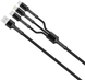 ColorWay 3в1 Lightning+MicroUSB+Type-C 4.0A 20W Grey 143798 фото 3
