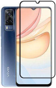 TOTO 5D Full Cover Tempered Glass Vivo Y53s Black 139064 фото