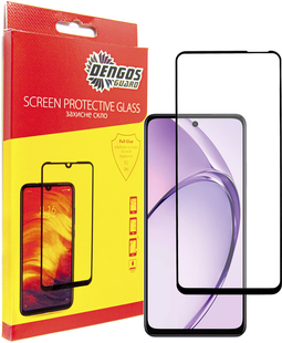 Dengos 5D Full Glue для екрану OPPO A3X Black 145888 фото