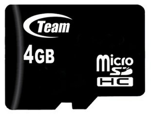 Team microSDHC class10 4Gb 127296 фото