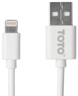 TOTO TKG-55 Charging USB cable Lightning 0,2m White 47813 фото